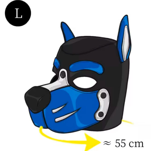 Máscara de cachorro Tauri cuero eva