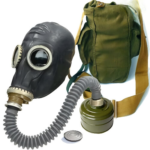 Máscara de gas GP-5 soviética URSS militar kit completo