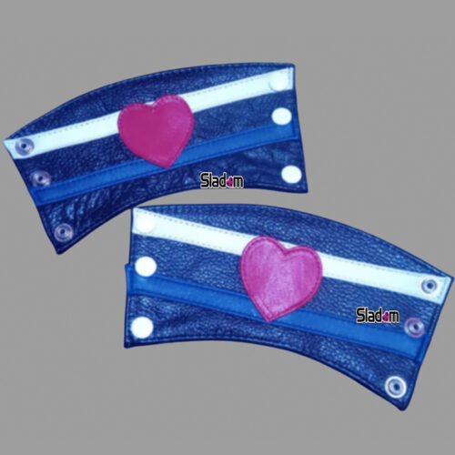 Muñequeras de piel "Leather Flag" para hombre