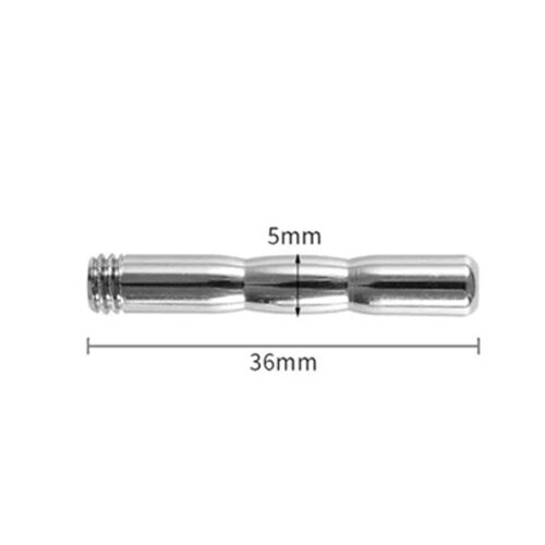 Sonda uretral de acero y silicón, sounding BDSM